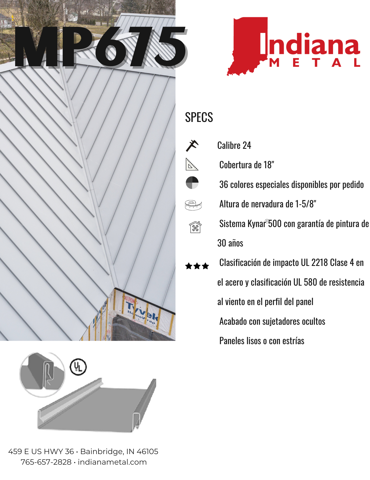 MP675 Sell Sheet english and spanish